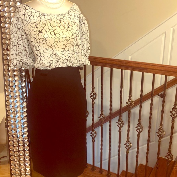 Dress Barn Dresses & Skirts - Dress Barn Black and White Dress